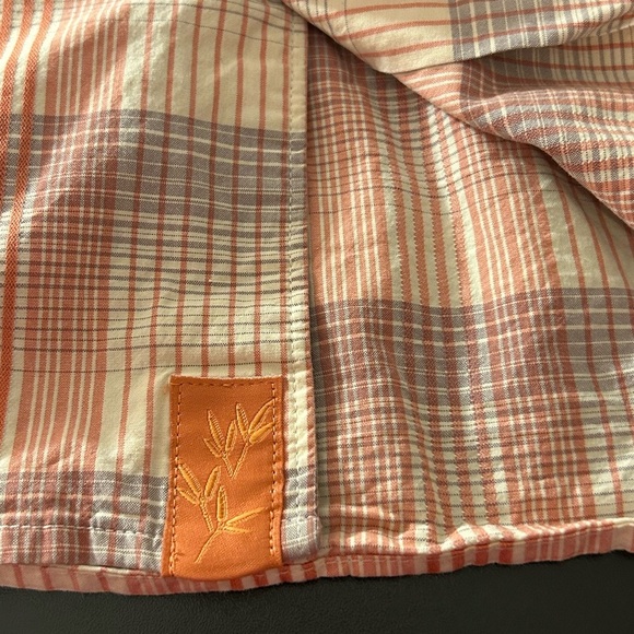 Tommy Bahama Button Down Shirt Men's Plaid Pink Mauve Easter Size XL - Picture 7 of 7